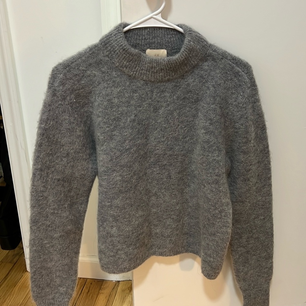 Grey Mohair Jumper